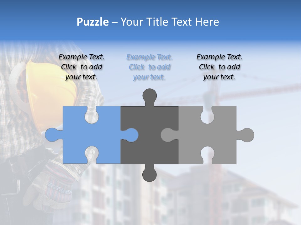 Industry Hand Structure PowerPoint Template