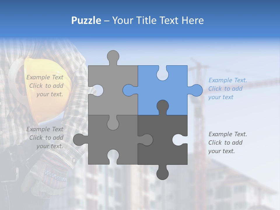 Industry Hand Structure PowerPoint Template