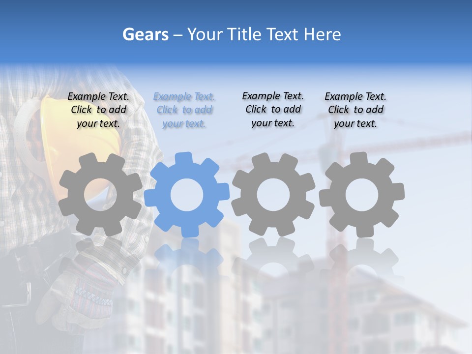 Industry Hand Structure PowerPoint Template