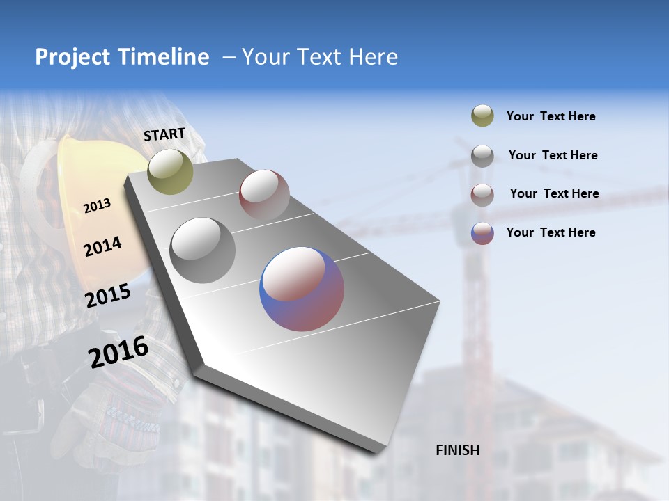 Industry Hand Structure PowerPoint Template