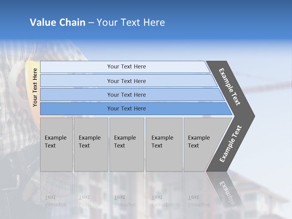Industry Hand Structure PowerPoint Template