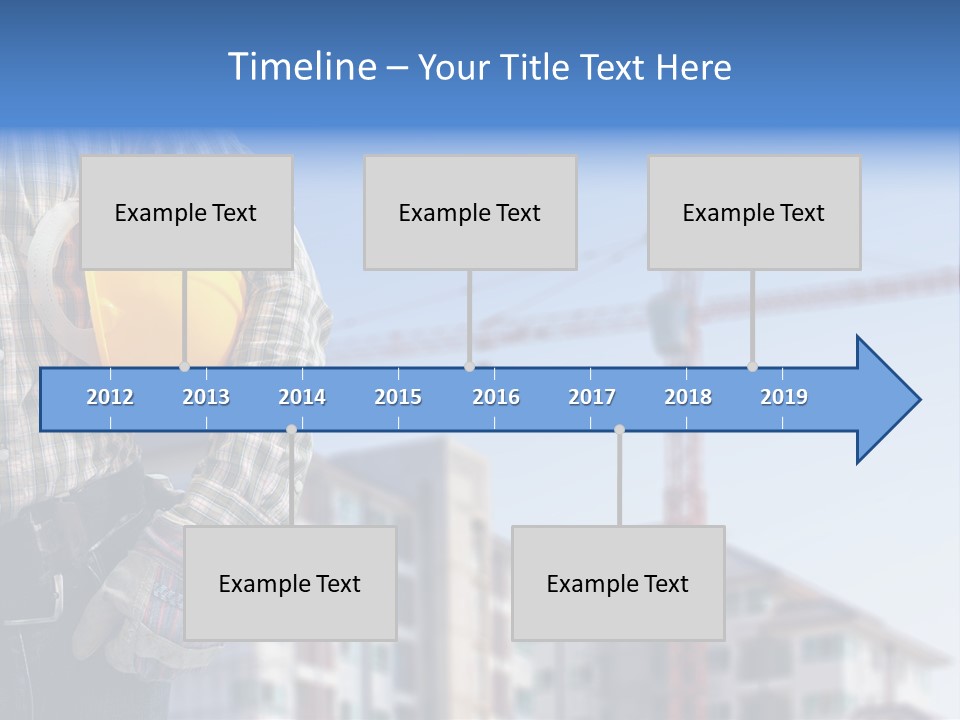 Industry Hand Structure PowerPoint Template