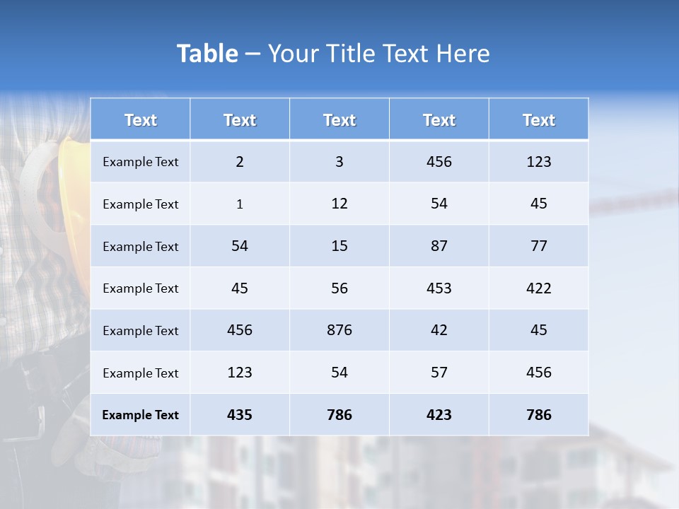 Industry Hand Structure PowerPoint Template