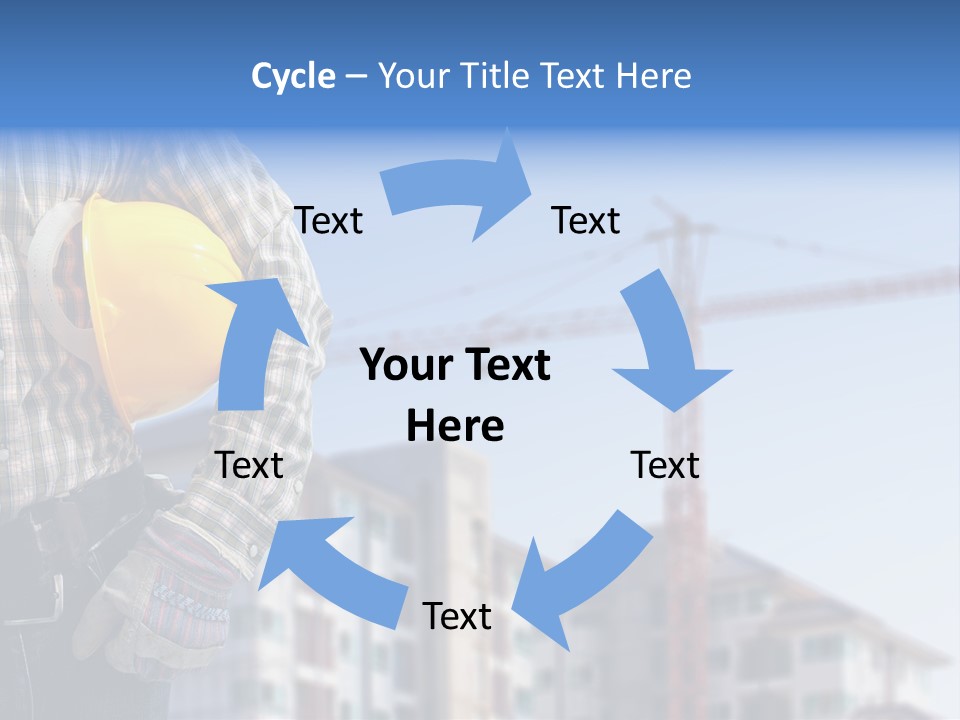 Industry Hand Structure PowerPoint Template