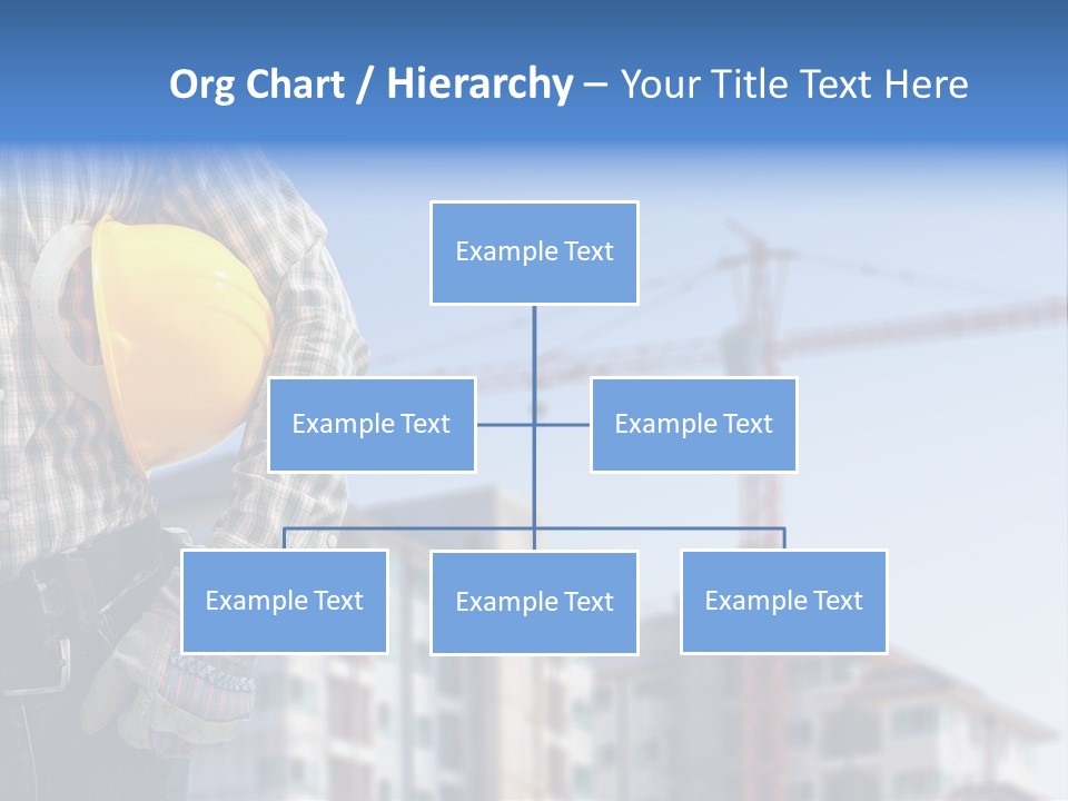 Industry Hand Structure PowerPoint Template