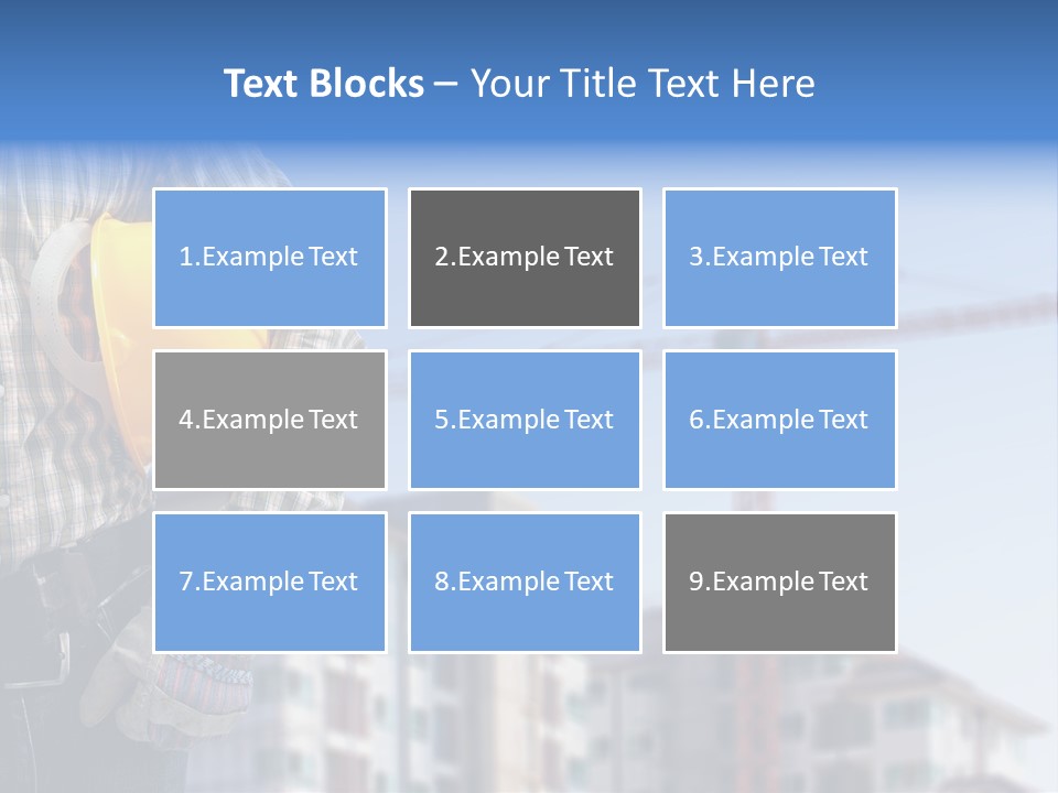 Industry Hand Structure PowerPoint Template