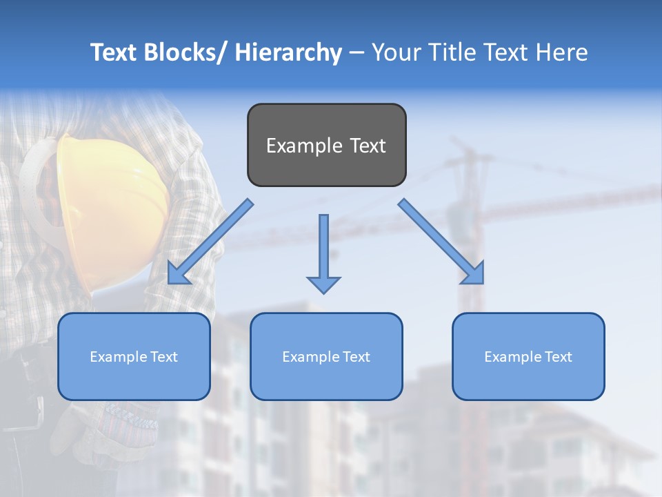 Industry Hand Structure PowerPoint Template