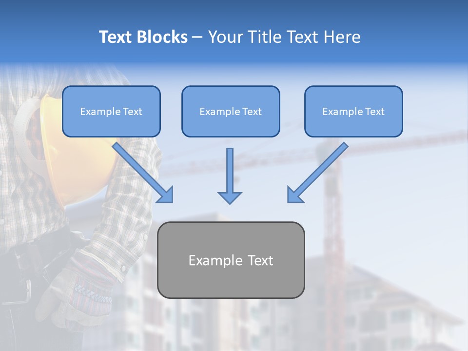 Industry Hand Structure PowerPoint Template