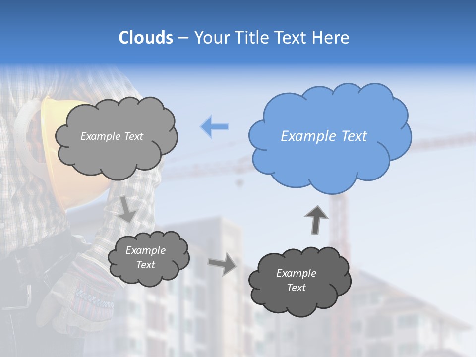 Industry Hand Structure PowerPoint Template