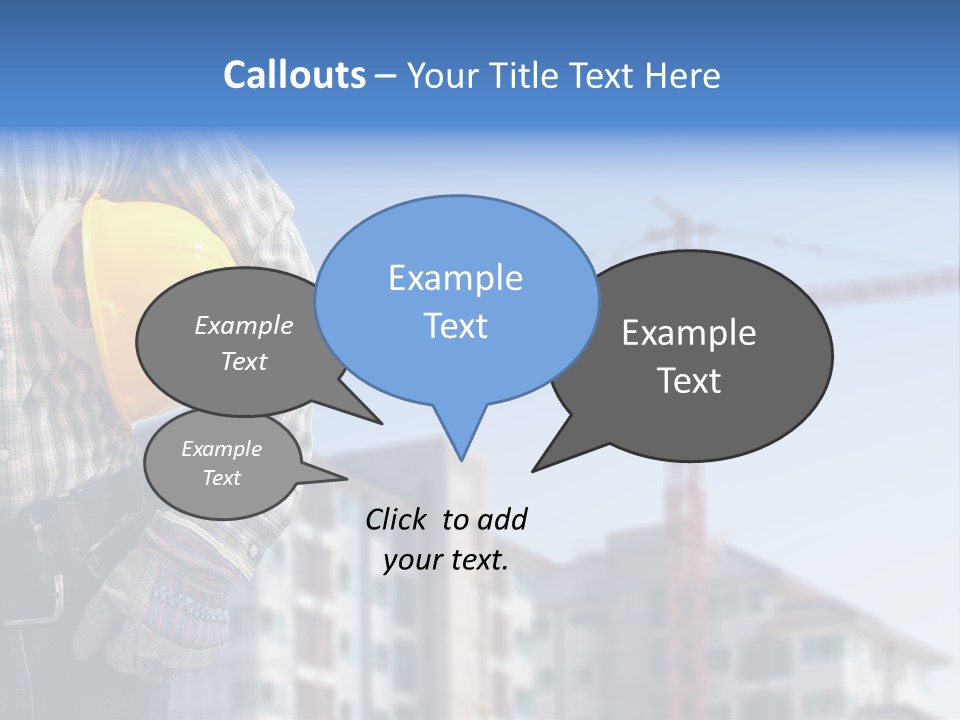 Industry Hand Structure PowerPoint Template