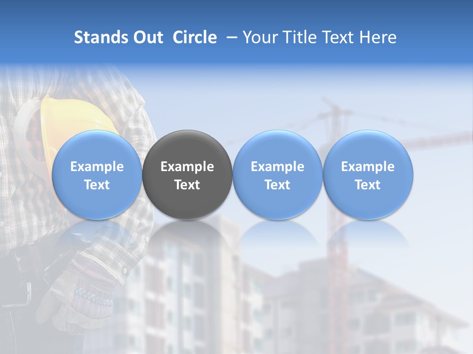 Industry Hand Structure PowerPoint Template