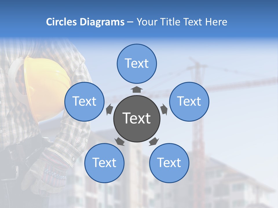 Industry Hand Structure PowerPoint Template