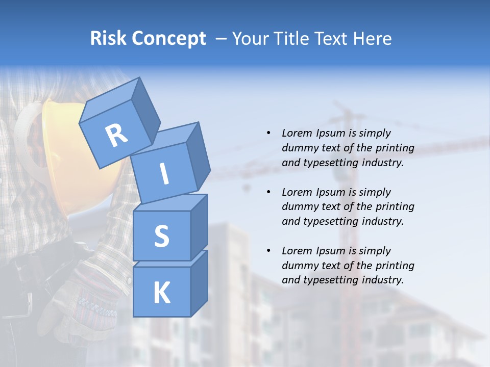 Industry Hand Structure PowerPoint Template