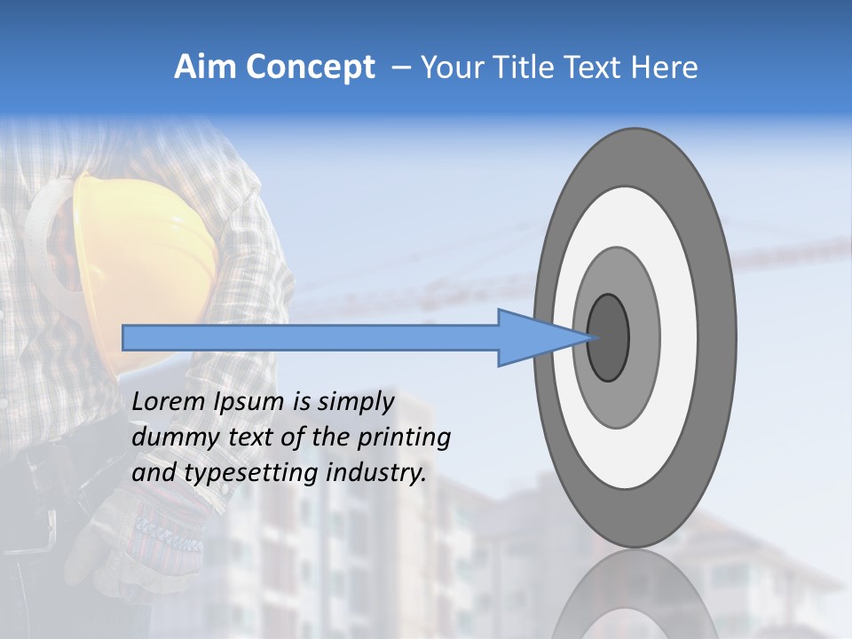 Industry Hand Structure PowerPoint Template
