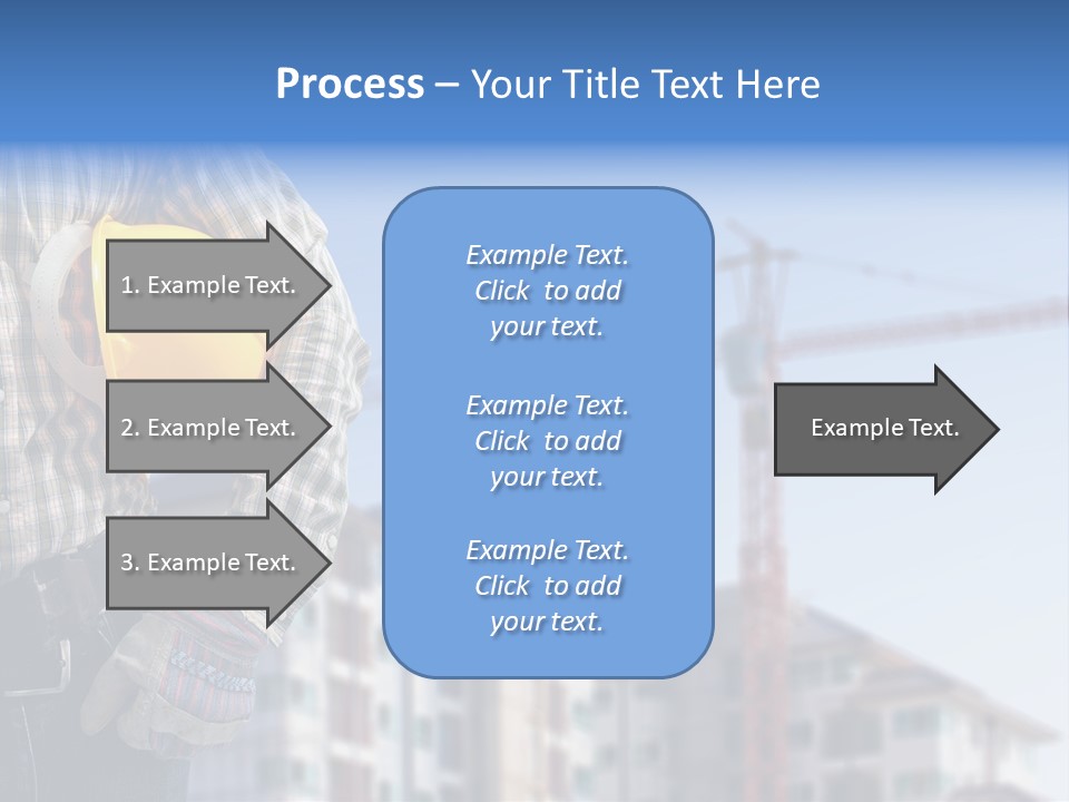 Industry Hand Structure PowerPoint Template