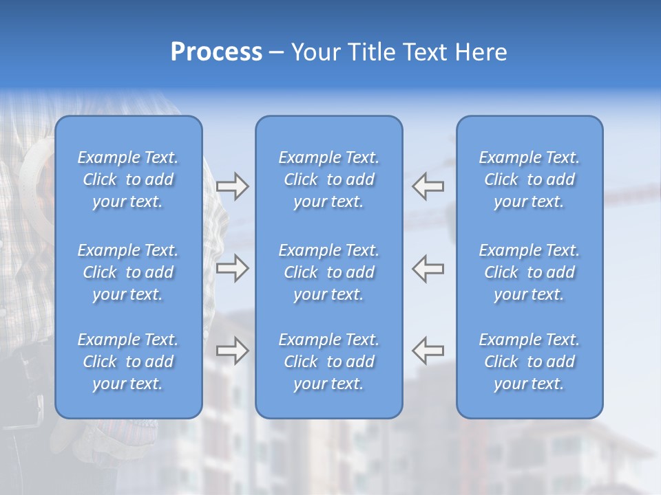 Industry Hand Structure PowerPoint Template