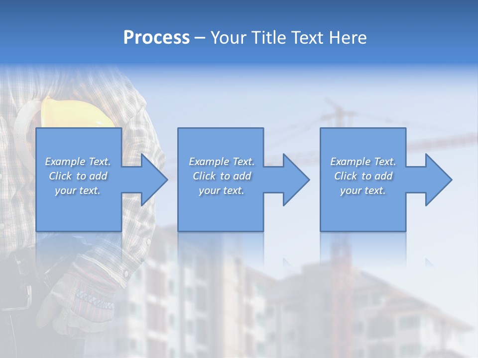 Industry Hand Structure PowerPoint Template