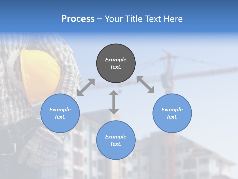 Industry Hand Structure PowerPoint Template
