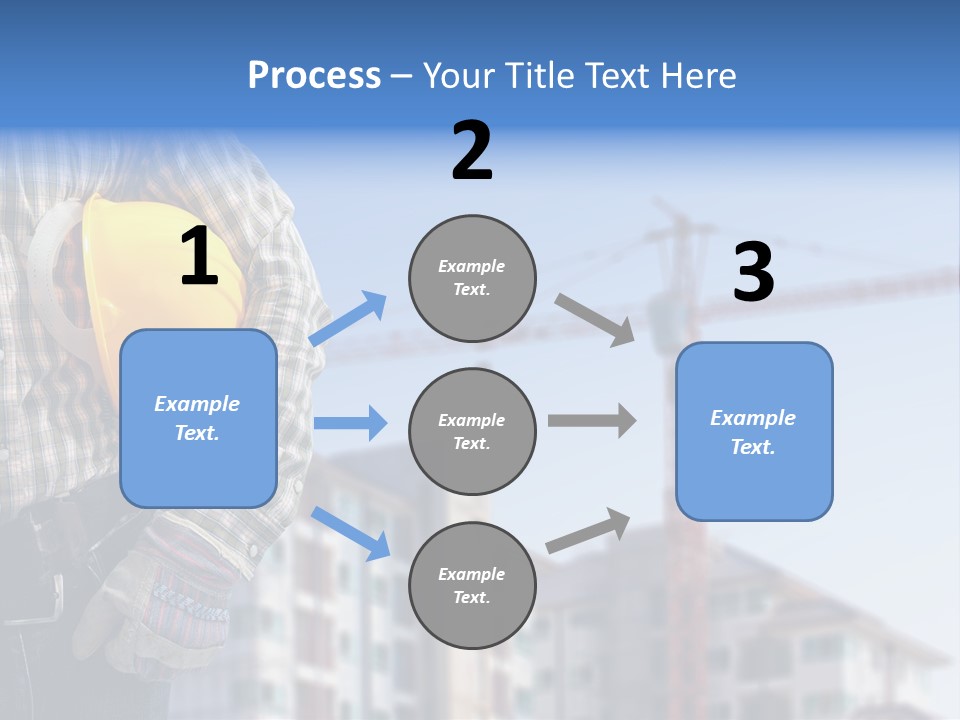 Industry Hand Structure PowerPoint Template