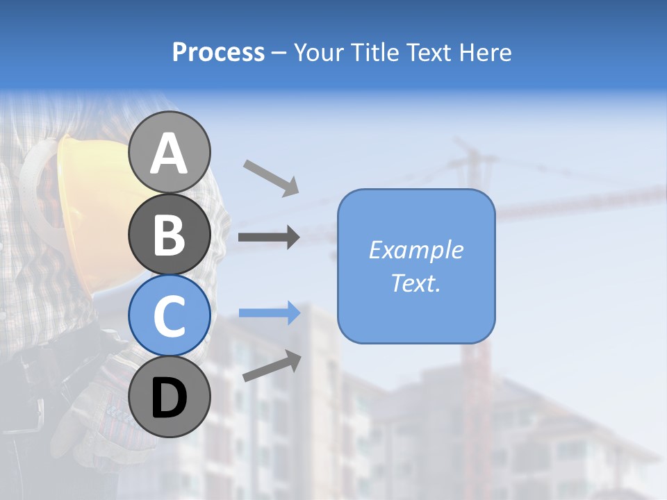 Industry Hand Structure PowerPoint Template