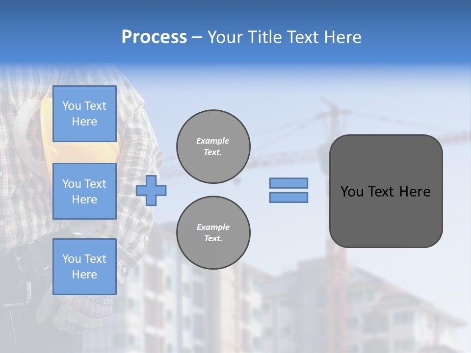 Industry Hand Structure PowerPoint Template