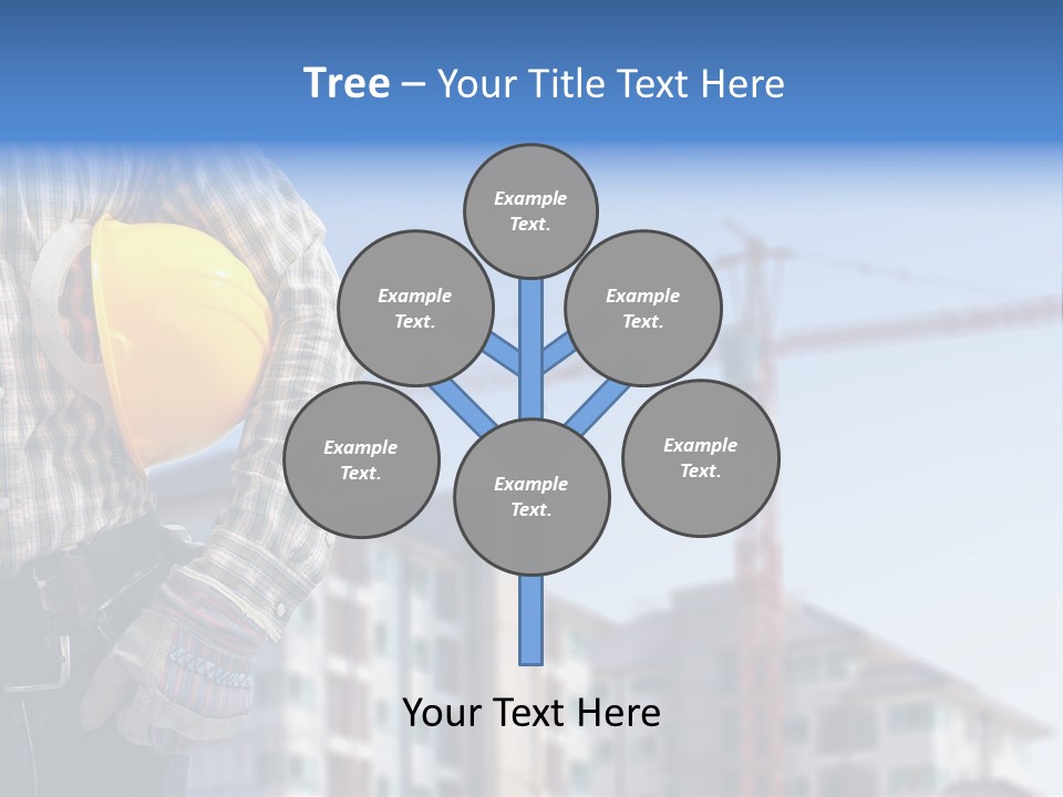 Industry Hand Structure PowerPoint Template