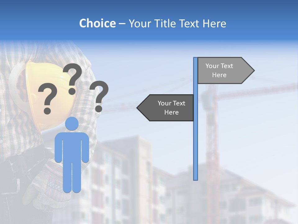 Industry Hand Structure PowerPoint Template