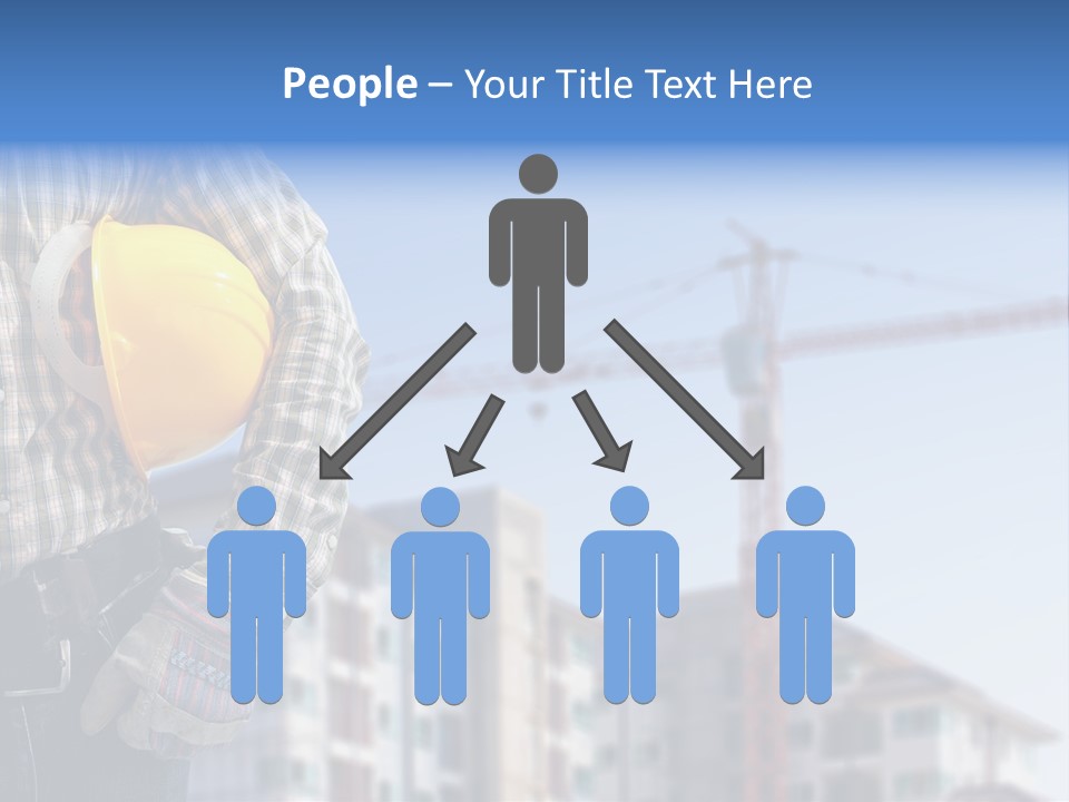 Industry Hand Structure PowerPoint Template