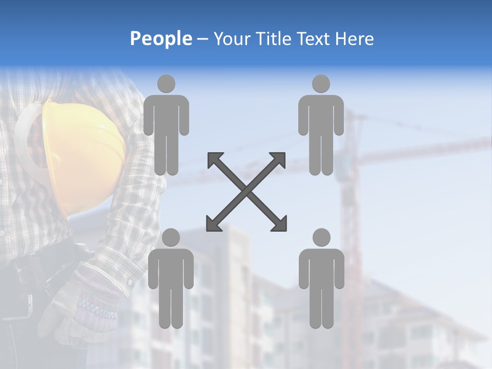 Industry Hand Structure PowerPoint Template