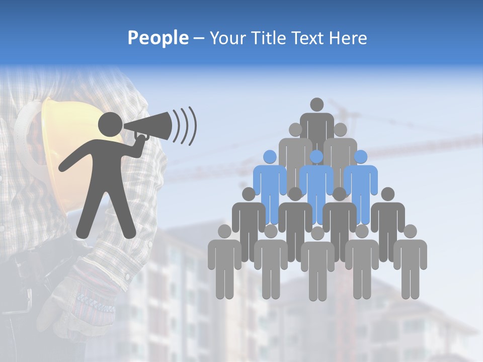 Industry Hand Structure PowerPoint Template