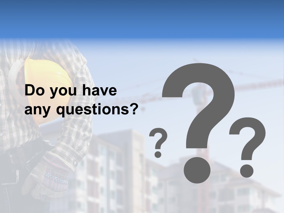 Industry Hand Structure PowerPoint Template