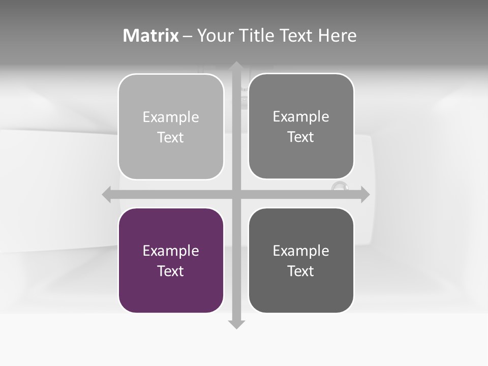 Luxury One Clipping Path PowerPoint Template