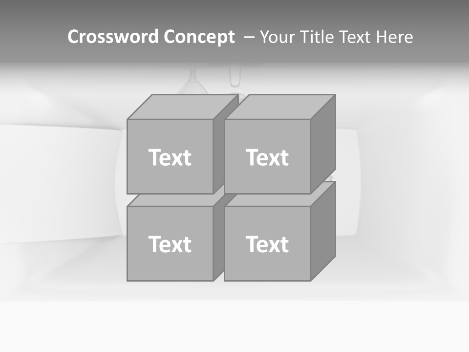 Luxury One Clipping Path PowerPoint Template