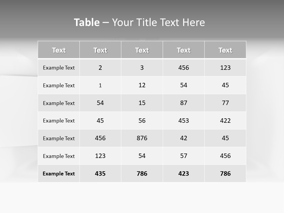 Luxury One Clipping Path PowerPoint Template