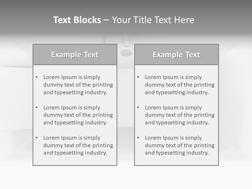 Luxury One Clipping Path PowerPoint Template