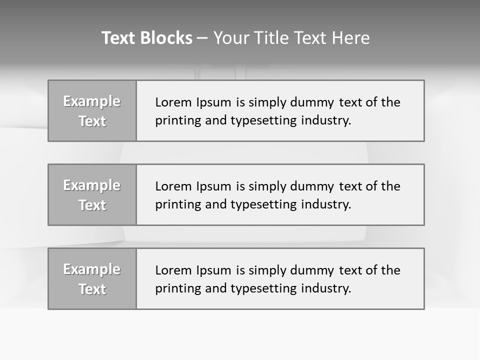 Luxury One Clipping Path PowerPoint Template