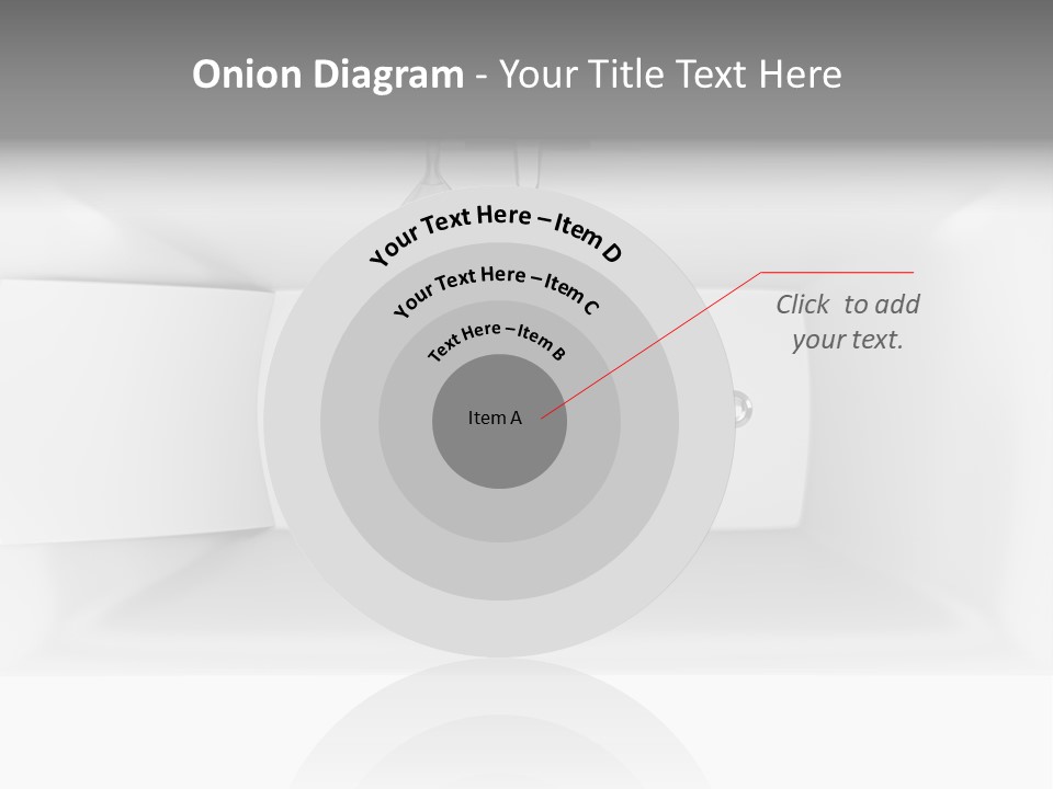 Luxury One Clipping Path PowerPoint Template