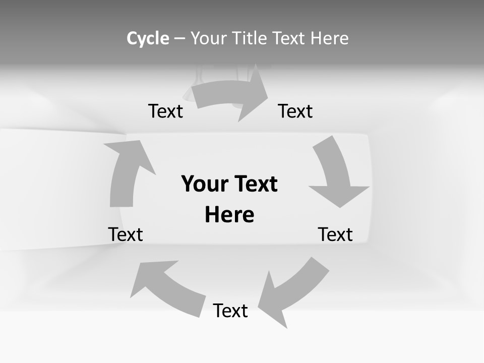 Luxury One Clipping Path PowerPoint Template