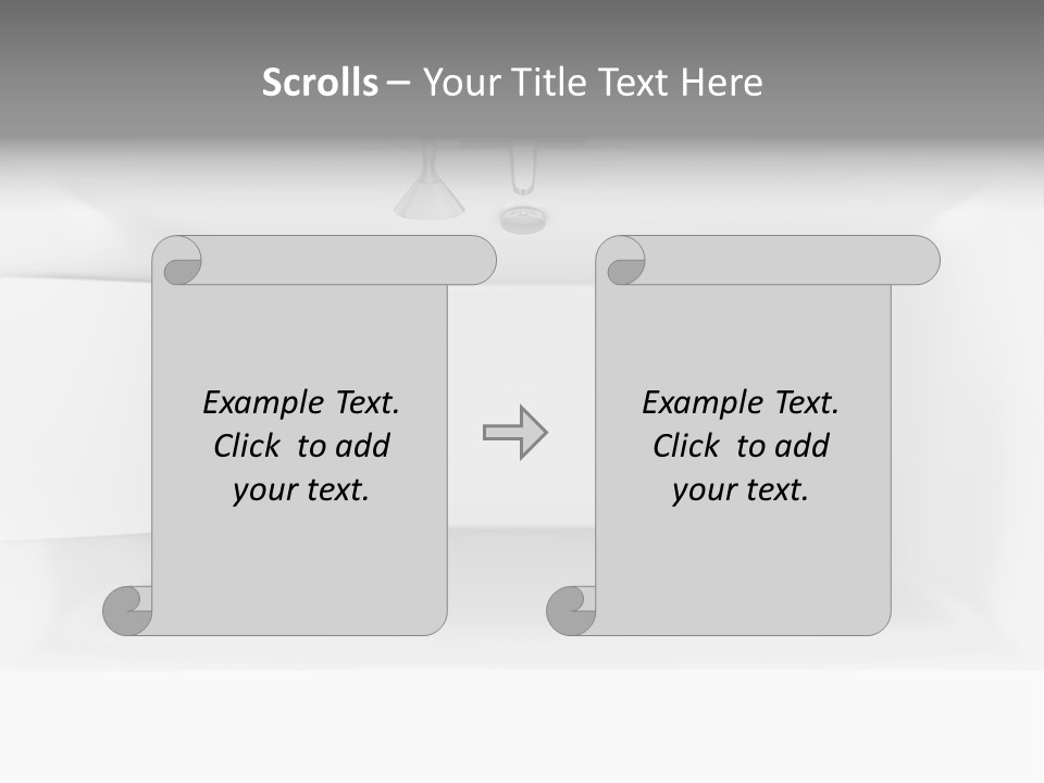 Luxury One Clipping Path PowerPoint Template