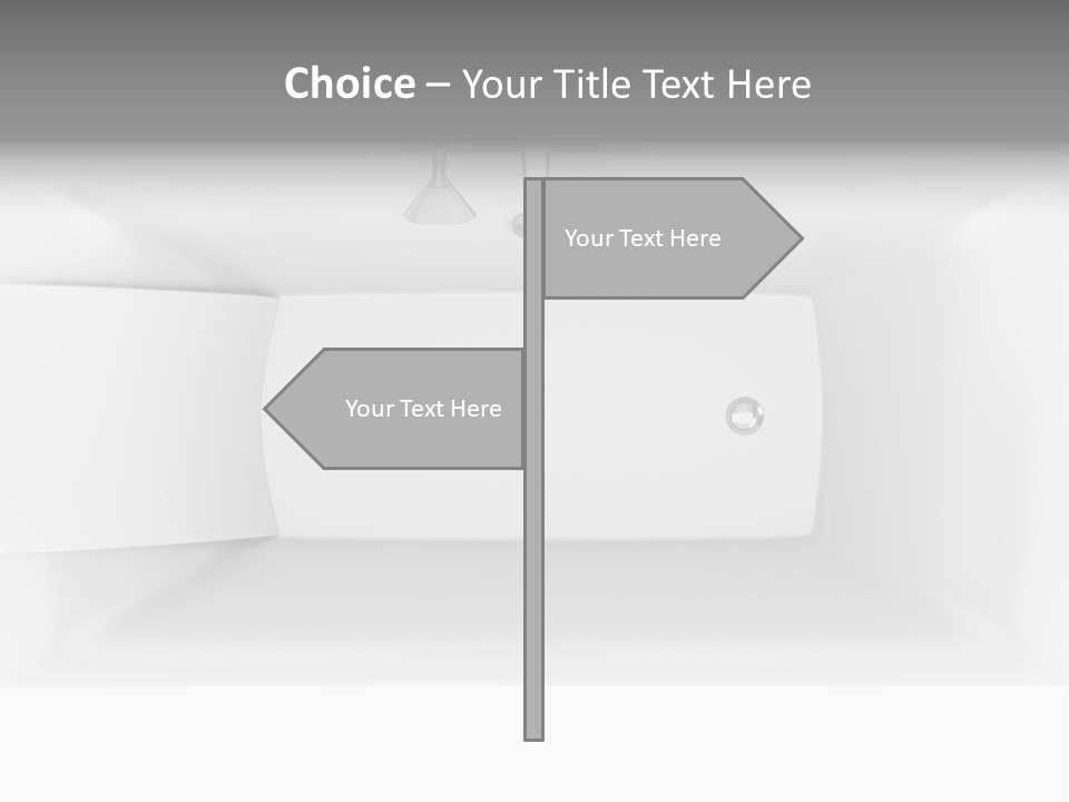 Luxury One Clipping Path PowerPoint Template