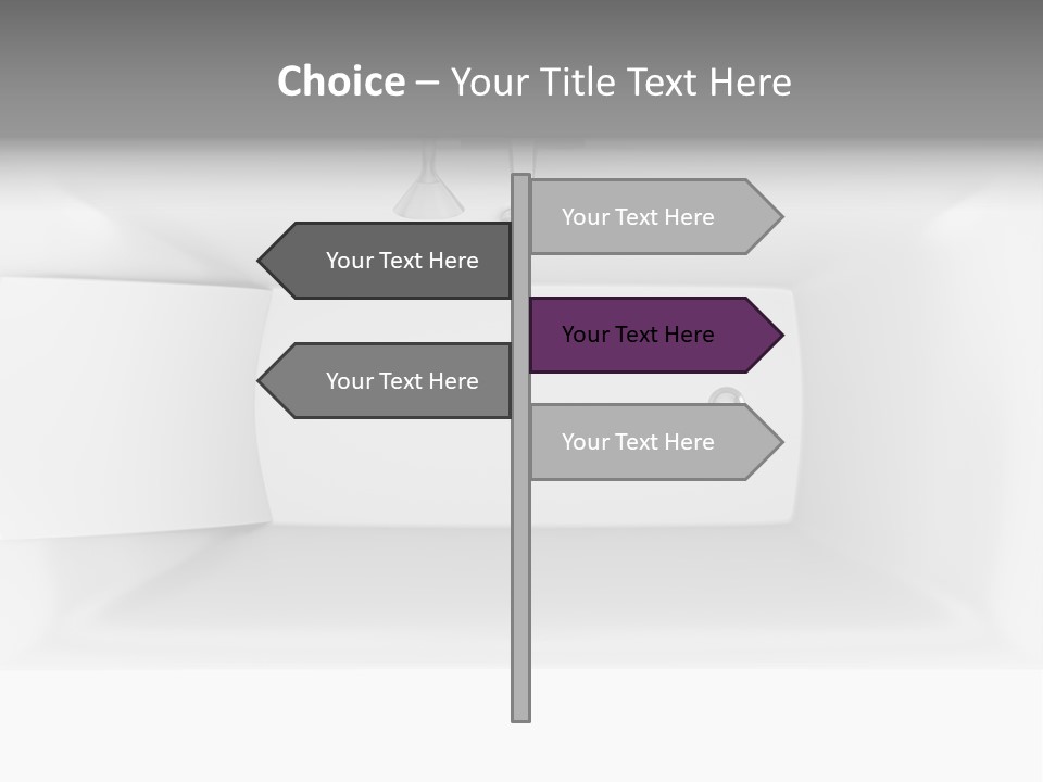 Luxury One Clipping Path PowerPoint Template