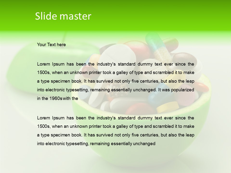 Tablet Medicine Full PowerPoint Template