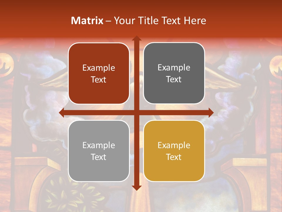 Liturgical Year Liturgical Feast Stained Glass PowerPoint Template