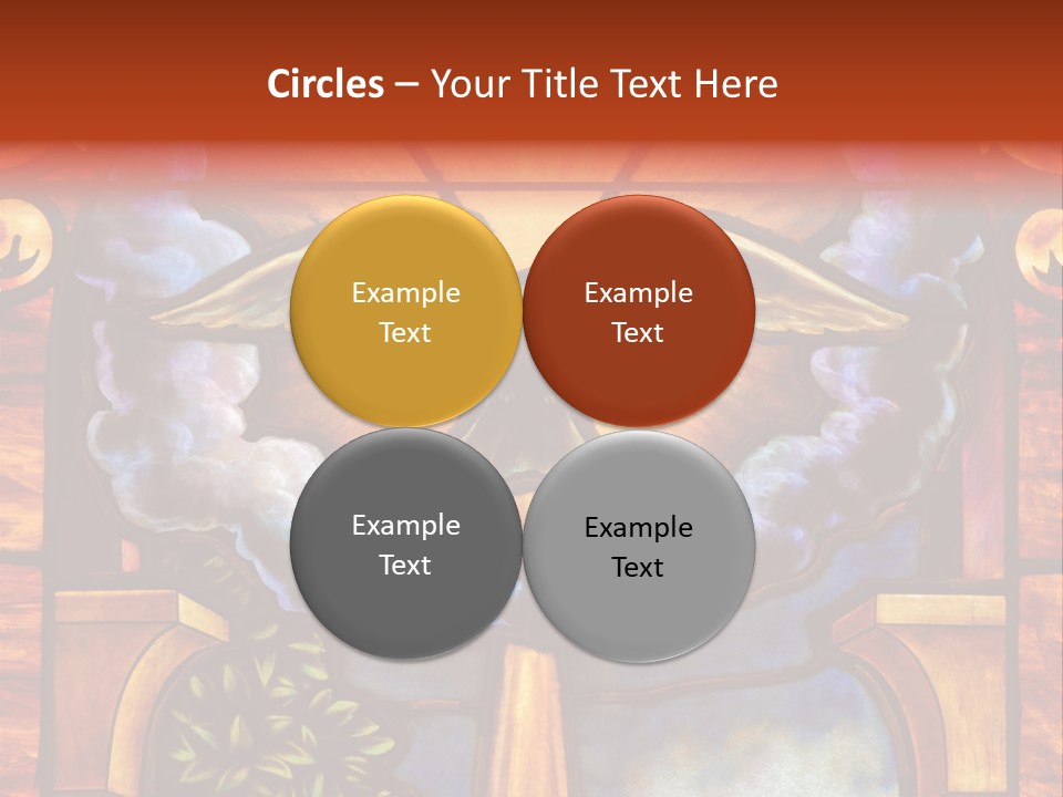 Liturgical Year Liturgical Feast Stained Glass PowerPoint Template