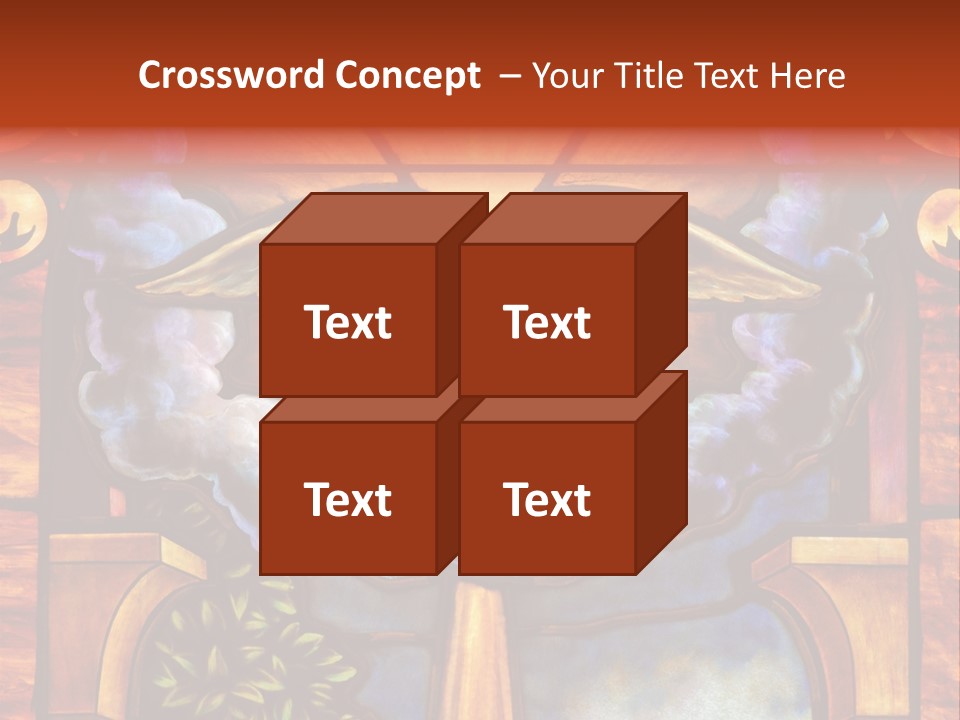 Liturgical Year Liturgical Feast Stained Glass PowerPoint Template