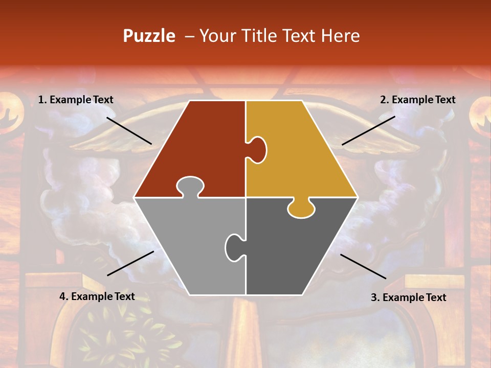 Liturgical Year Liturgical Feast Stained Glass PowerPoint Template