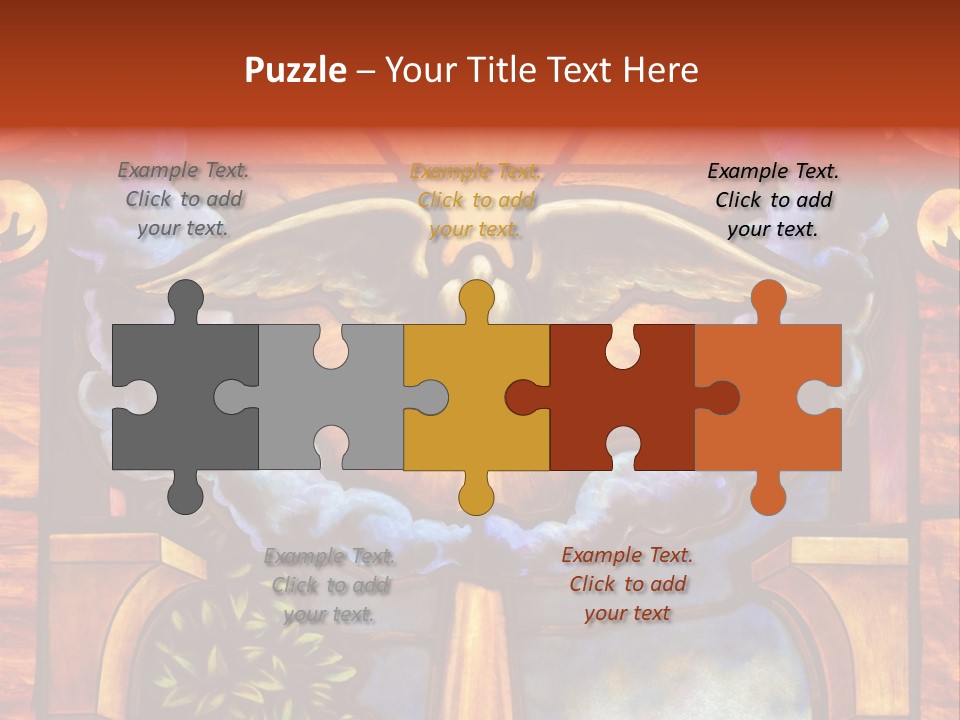 Liturgical Year Liturgical Feast Stained Glass PowerPoint Template