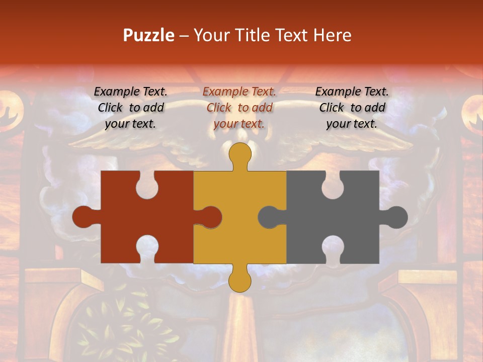 Liturgical Year Liturgical Feast Stained Glass PowerPoint Template
