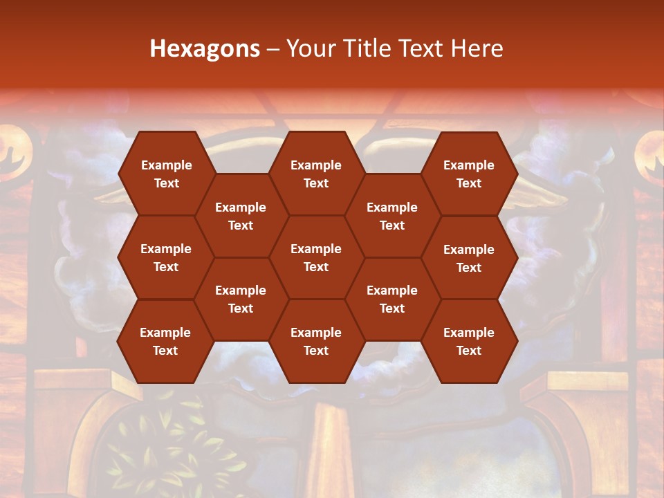 Liturgical Year Liturgical Feast Stained Glass PowerPoint Template