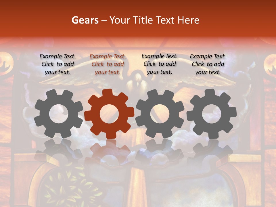 Liturgical Year Liturgical Feast Stained Glass PowerPoint Template